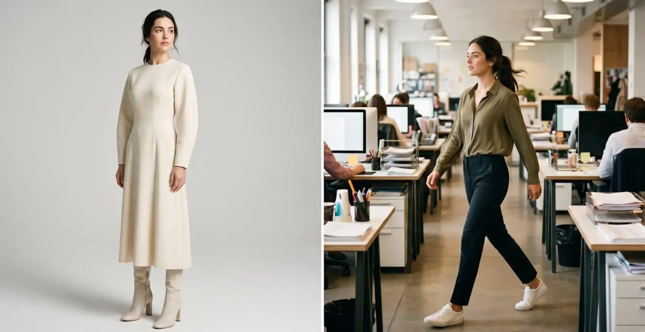 Transformación de look de Instagram a versión práctica para oficina